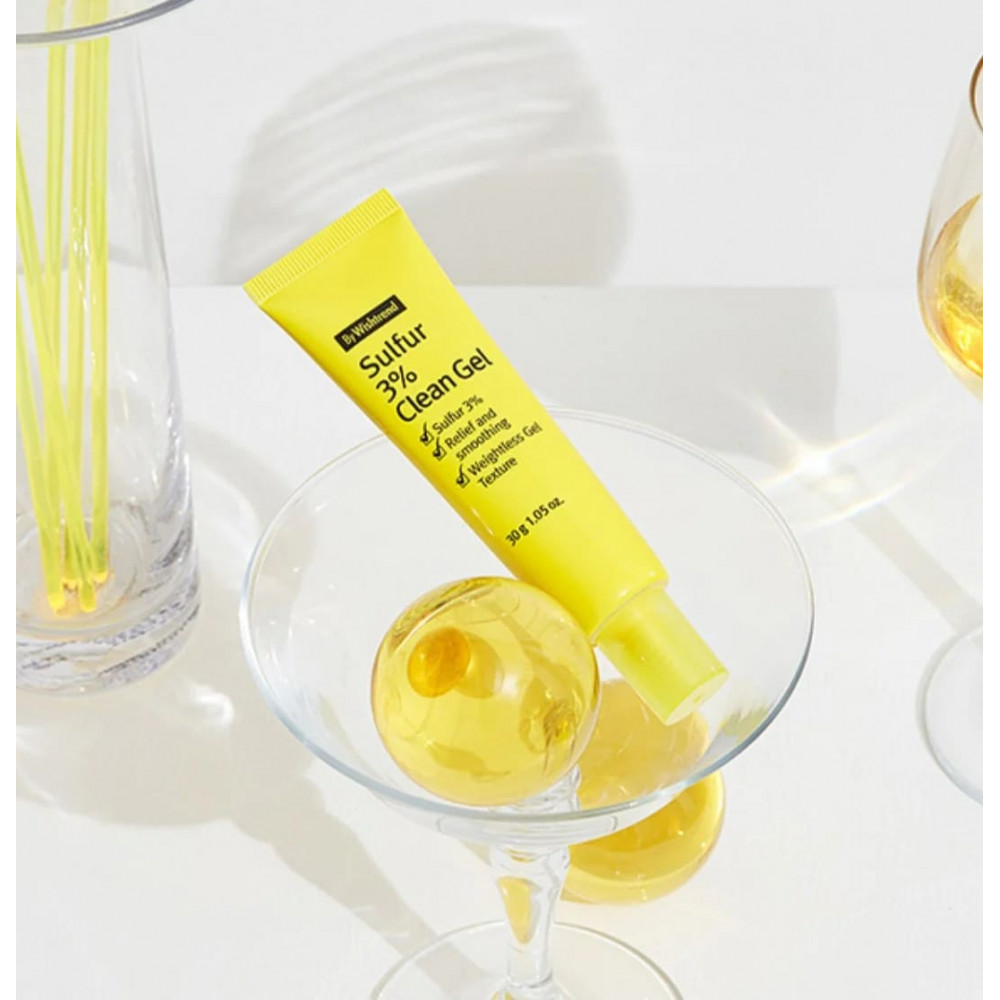 Крем-гель гель з сіркою проти висипань - By Wishtrend Sulfur 3% Clean Gel фото 6