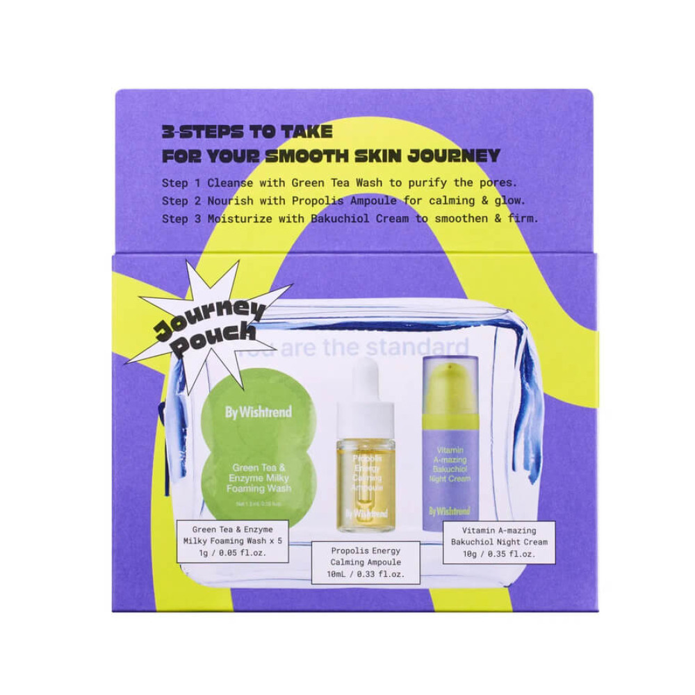 Набор миниатюр - By Wishtrend Smooth Skin Journey Kit фото 2