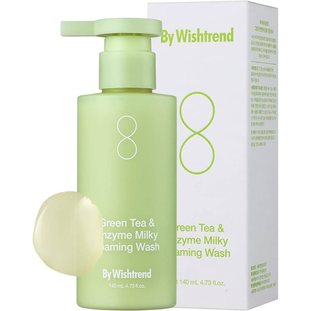 Пінка для вмивання - By Wishtrend Green Tea & Enzyme Milky Foaming Wash фото 2