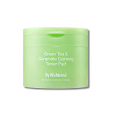 Успокаивающие тонер-пады - By Wishtrend Green Tea & Ceramide Calming Toner Pad 
