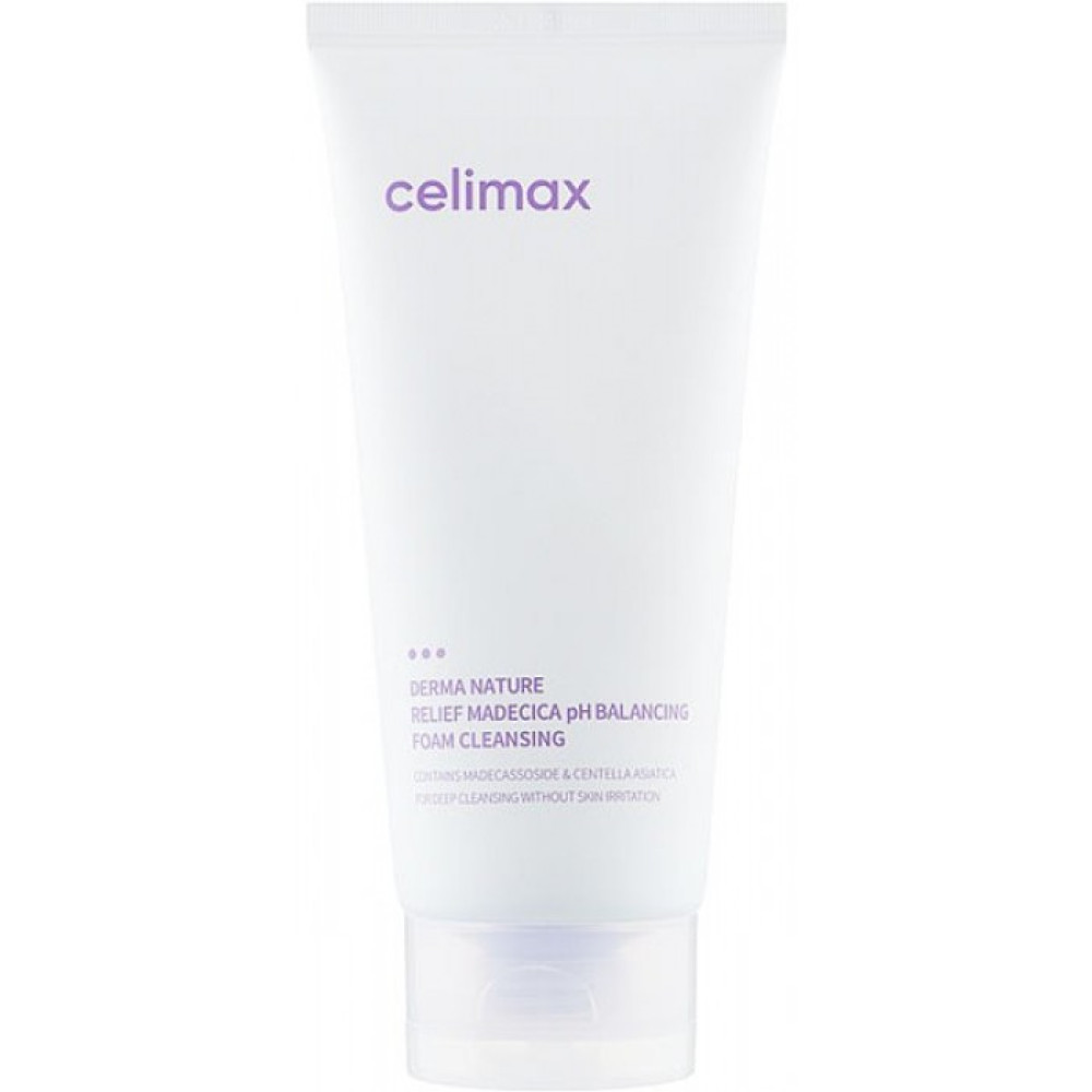 Ніжна пінка для обличчя - Celimax Relief Madecica Ph Balancing Foam Cleansing фото 2