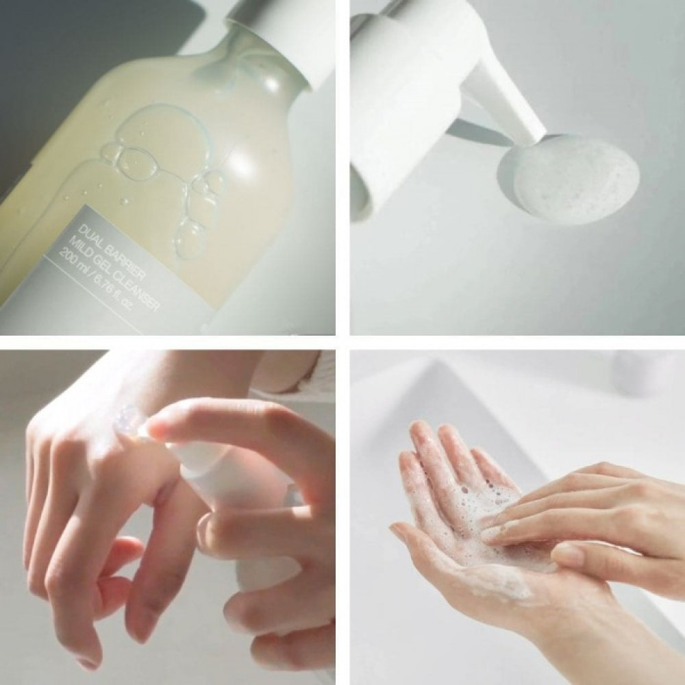 Нежный гель для умывания - Celimax Dual Barrier Mild Gel Cleanser фото 3