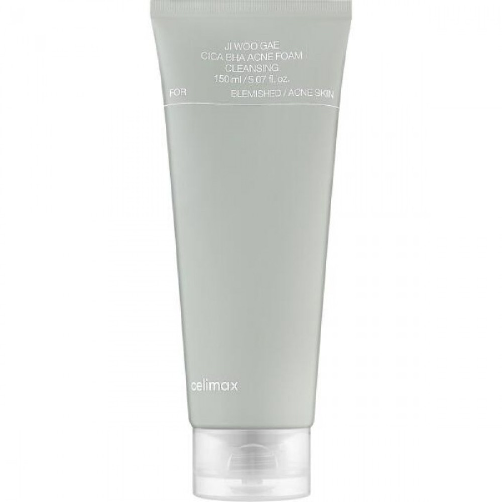 Очищаюча пінка для проблемної шкіри - Celimax Ji Woo Gae Cica BHA Acne Foam Cleansing фото 4