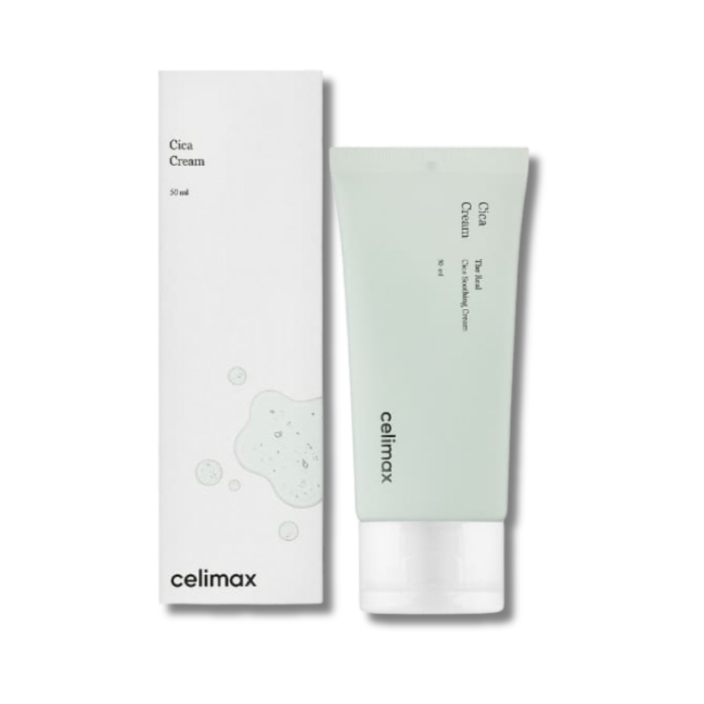 Заспокійливий крем для обличчя з азіатською центеллою - Celimax The Real Cica Soothing Cream фото