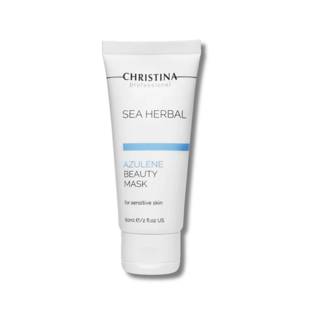 Азуленовая маска красоты для чувствительной кожи - Christina Sea Herbal Beauty Mask Azulene фото