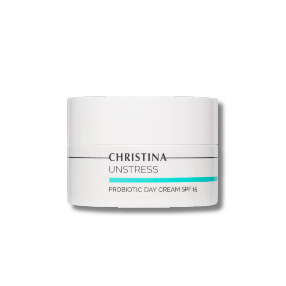 Денний крем з пробіотичною дією - Christina Unstress ProBiotic Day Cream SPF 15  фото