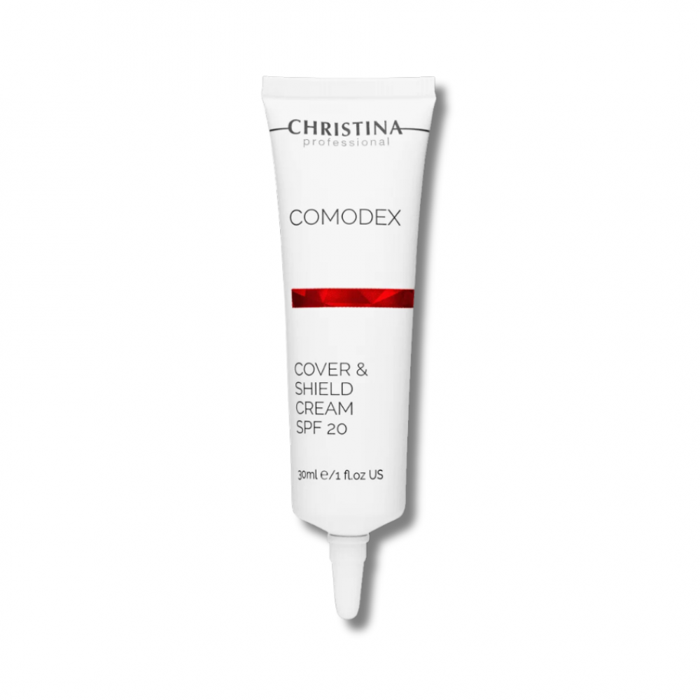 Защитный крем для лица с тонирующим эффектом - Christina Comodex Cover and Shield Cream SPF20 фото