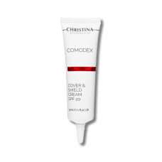 Защитный крем для лица с тонирующим эффектом - Christina Comodex Cover and Shield Cream SPF20 