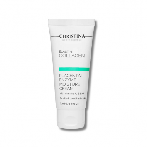 Зволожуючий крем з плацентою та ензимами - Christina Elastin Collagen  Placental Enzyme Moisture Cream фото
