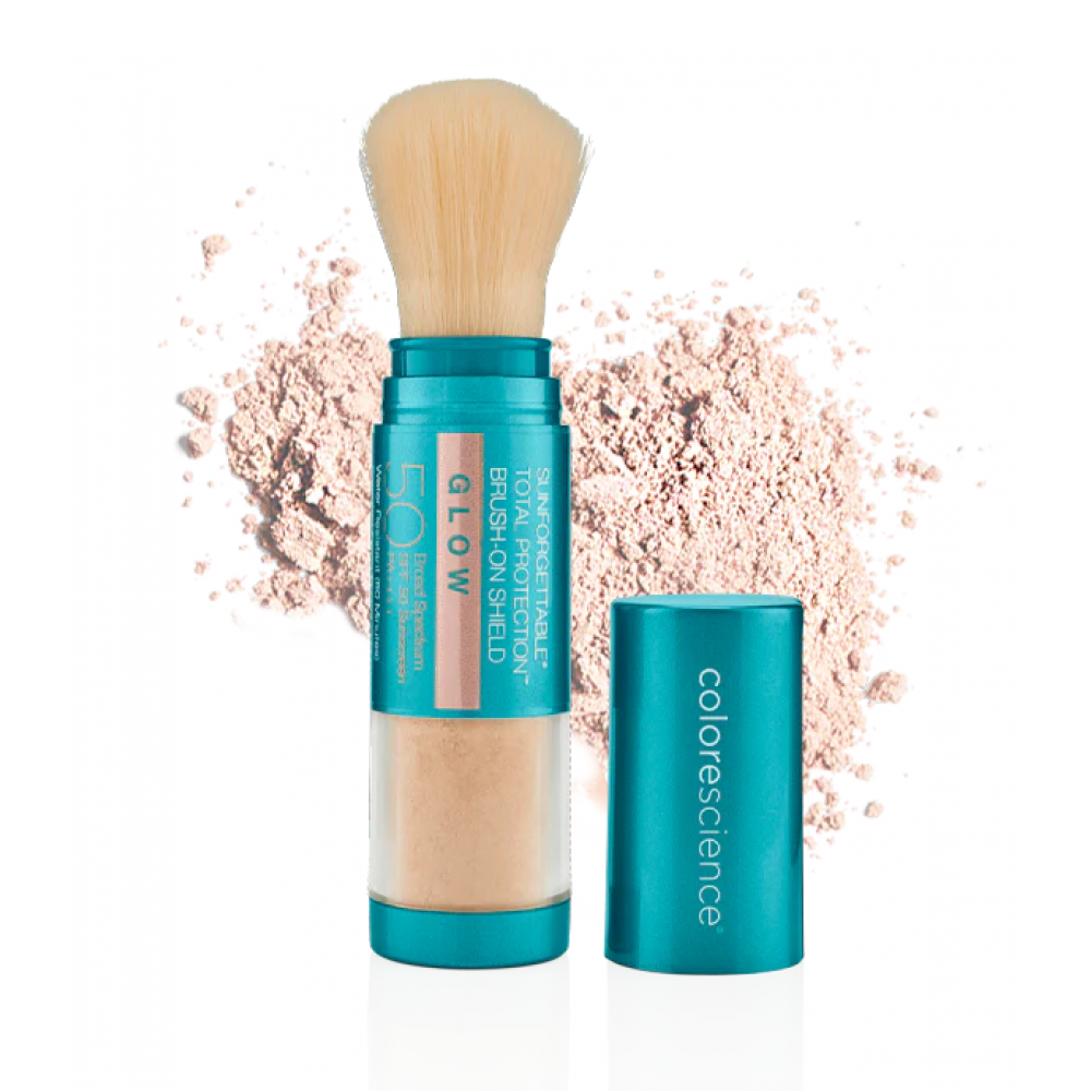 Сонцезахисна розсипчаста пудра для обличчя "Сяйво" - Colorescience Sunforgettable Total Protection Brush-On Shield Glow SPF 50 фото 2