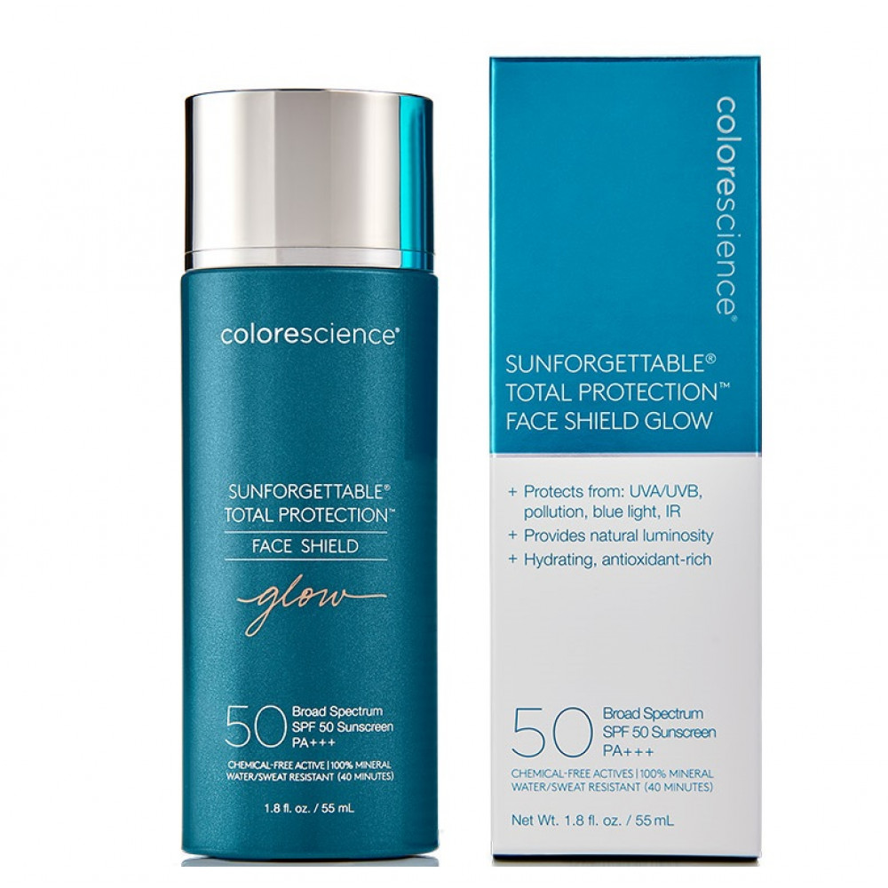 Солнцезащитный крем для лица SPF 50 "Сияние" - Colorescience Sunforgettable® Total Protection™ Face Shield Glow фото