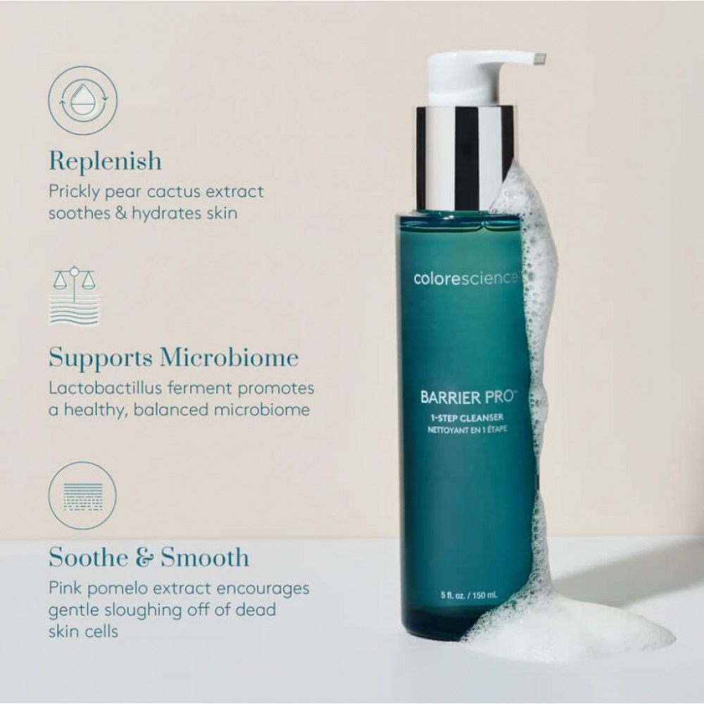 Гель для умывания с пробиотиками - Colorescience Barrier Pro™ 1-Step Cleanser фото 4