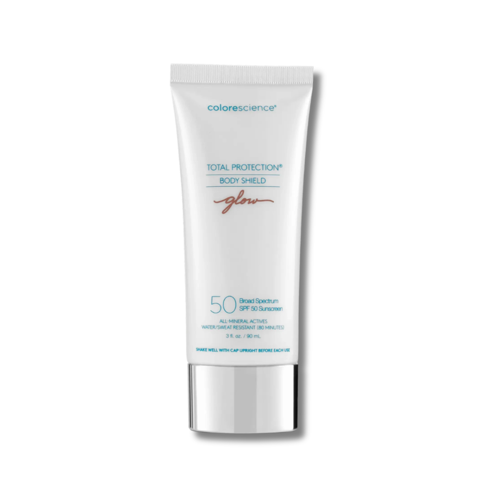 Сонцезахисний крем для тіла з ефектом сяйва - Colorescience Total Protection Body Shield Glow SPF 50 фото