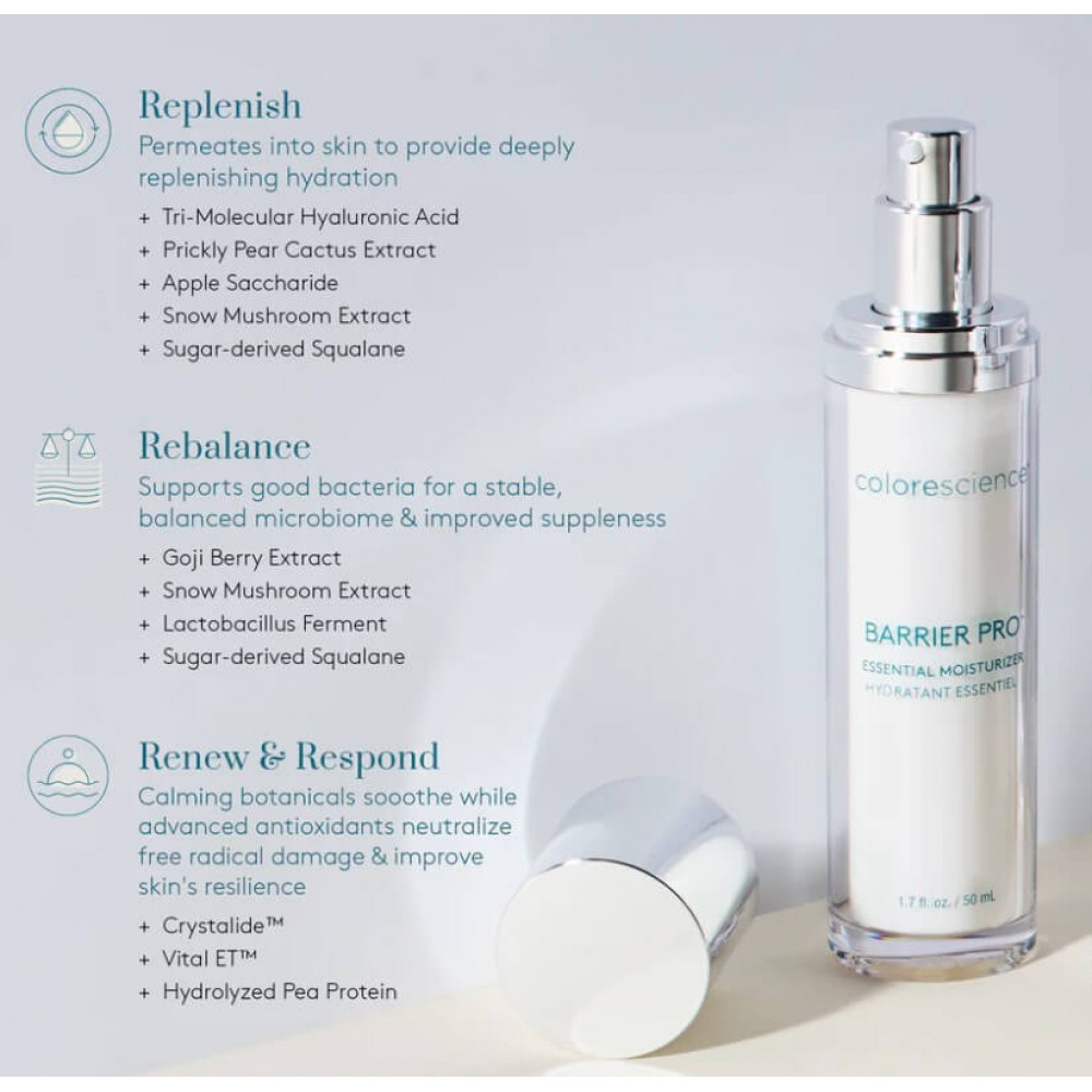 Відновлюючий крем з пробіотиками - Colorescience Barrier Pro™ Essential Moisturizer фото 3