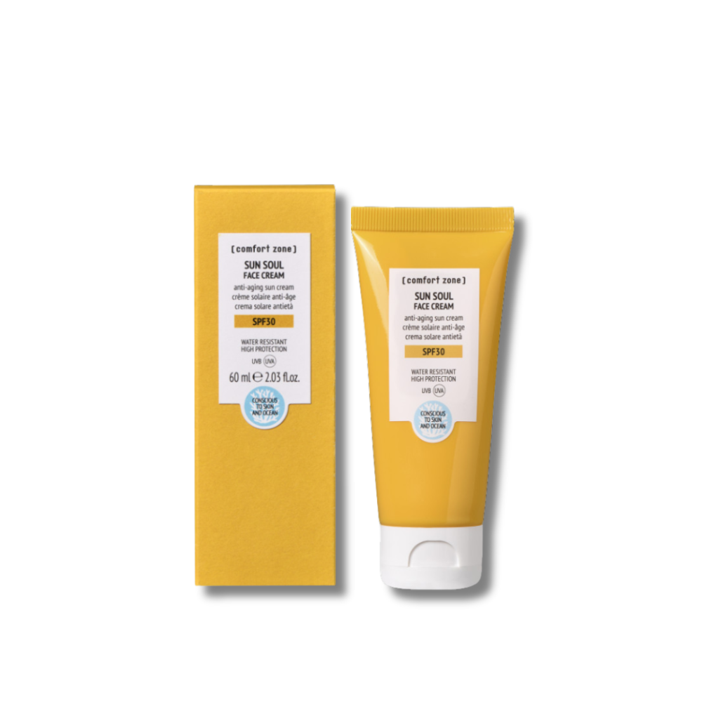 Антивіковий сонцезахисний крем для обличчя SPF 30 - Comfort Zone Sun Soul Face Cream фото