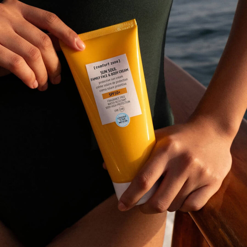 Сонцезахисний крем для всієї родини - Comfort Zone Sun Soul Sun Family Face&Body Cream фото 2