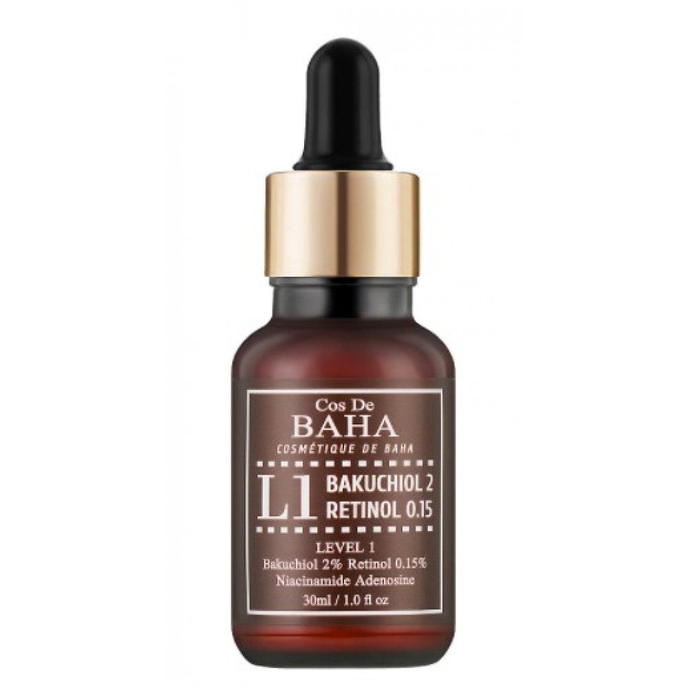 Антивікова сироватка - Cos De Baha L1 Bakuchiol & Retinol Serum фото 2