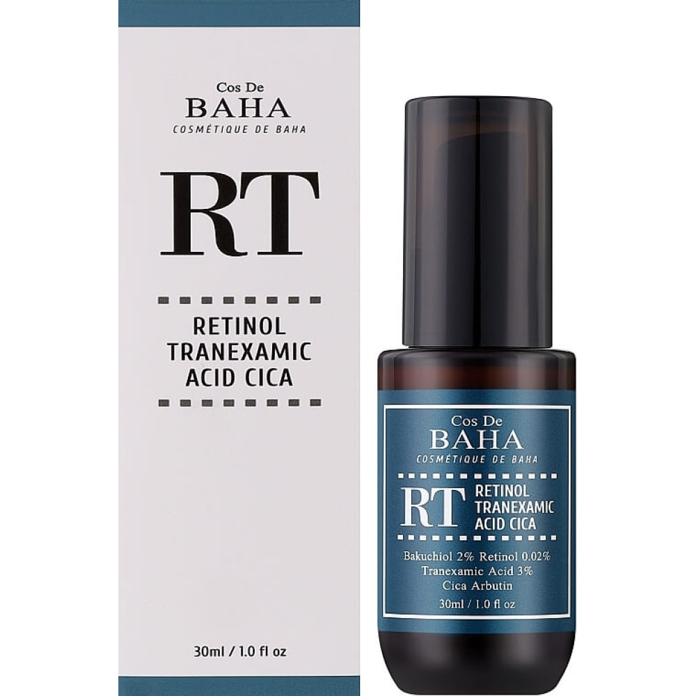 Сыворотка для лица и шеи - Cos De BAHA RT Retinol Tranexamic Acid Cica фото 2