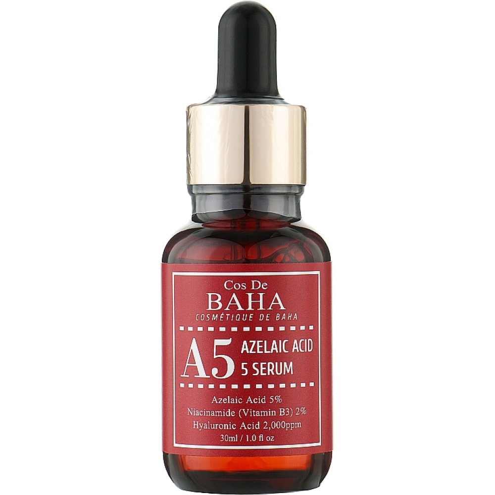 Сыворотка для лица с азелаиновой кислотой 5% - Cos De Baha A5 Azlaic Acid 5% Serum фото 2