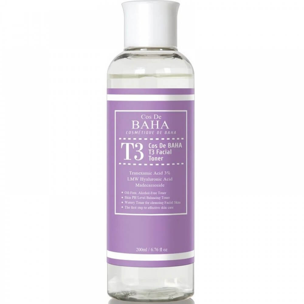 Тонер для лица с транексамовой кислотой - Cos De Baha Tranexamic 3% LMW HA Toner фото 2