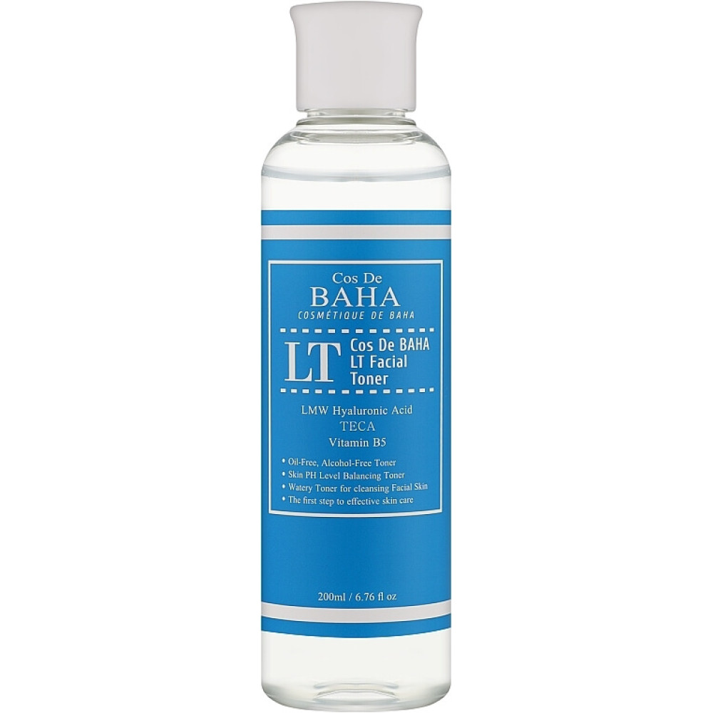 Тонер с низкомолекулярной гиалуроновой кислотой - Cos De Baha LT Facial Toner фото 2