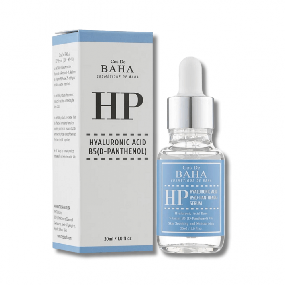 Увлажняющая сыворотка с гиалуроновой кислотой и витамином Б5 4% - Cos De Baha Hyaluronic Acid + 4% Vitamin B5 Serum фото