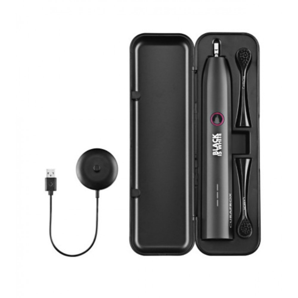 Звукова зубна щітка - Curaprox Hydrosonic Black Is White фото 2