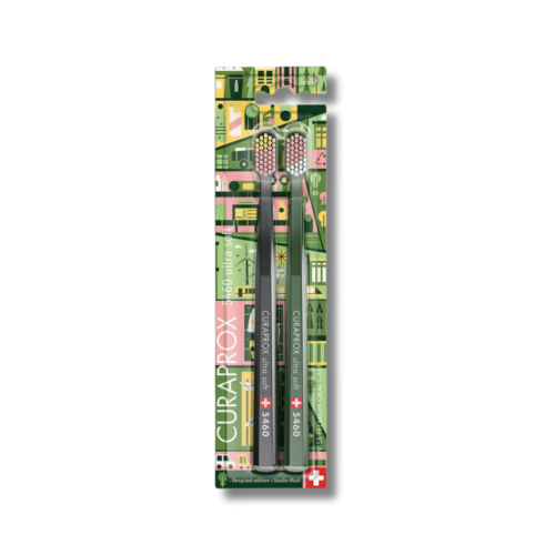 Набор зубных щеток "Duo Recycled Edition 2025" - Curaprox CS 5460 Ultra Soft Duo Recycled Edition 2025 фото