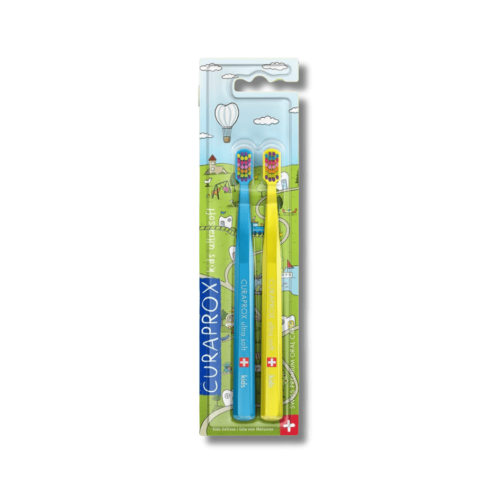 Набор зубных щеток ультра софт - Curaprox Kids Toothbrush Duo Special Edition 2025 фото