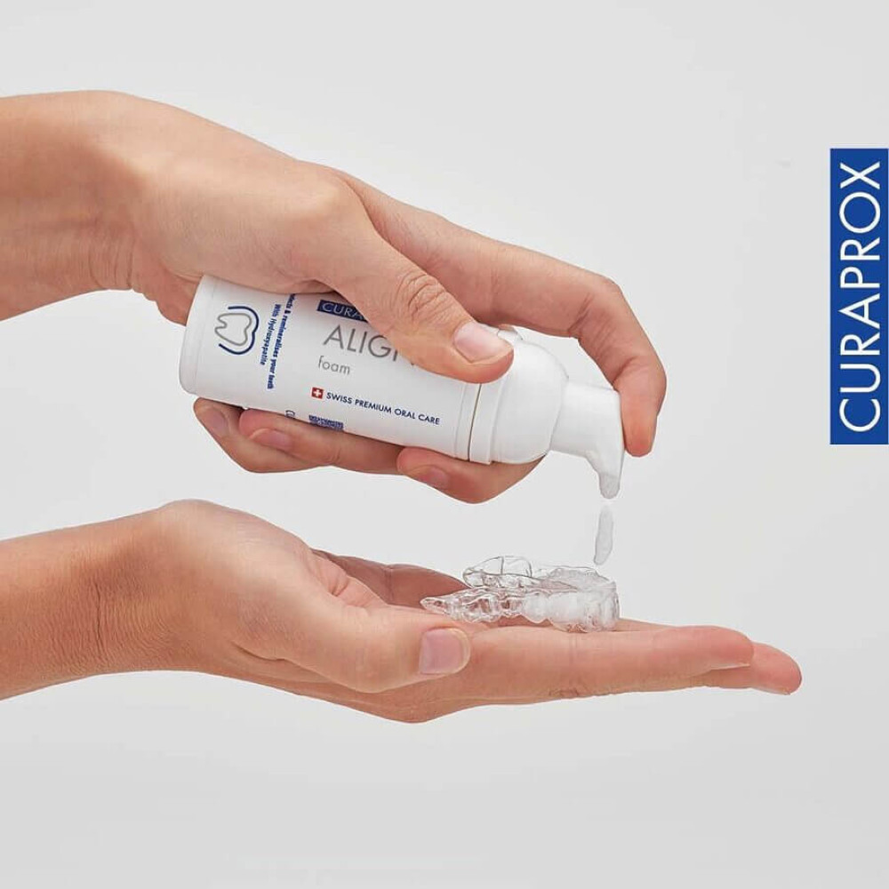 Пена для чистки элайнеров - Curaprox Aligner Foam фото 2