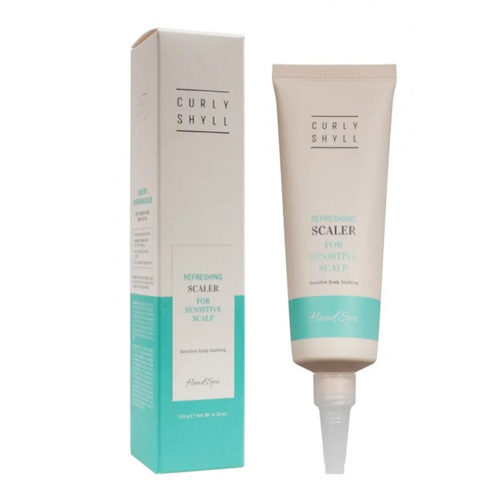 Пілінг для очищення чутливої шкіри голови - Curly Shyll Refreshing Scaler for Sensitive Scalp фото