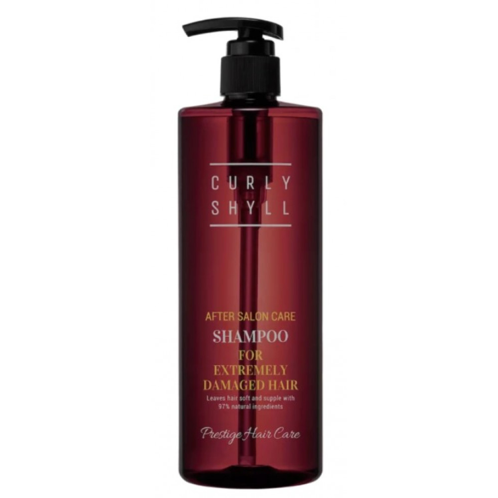 Восстанавливающий шампунь для поврежденных волос - Curly Shyll After Salon Care Shampoo фото