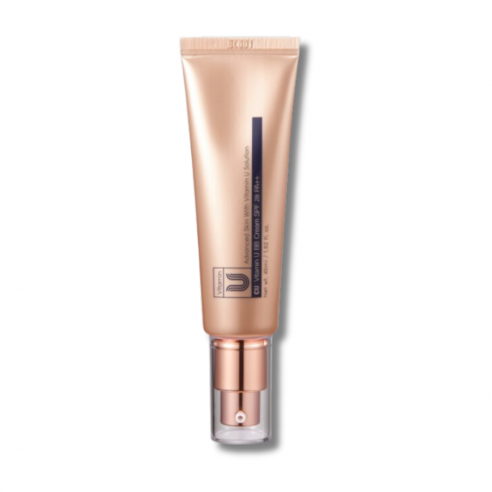 ВВ-крем тройного действия с витамином U и пептидами - Cuskin Vitamin U BB Cream SPF 28 PA++ фото