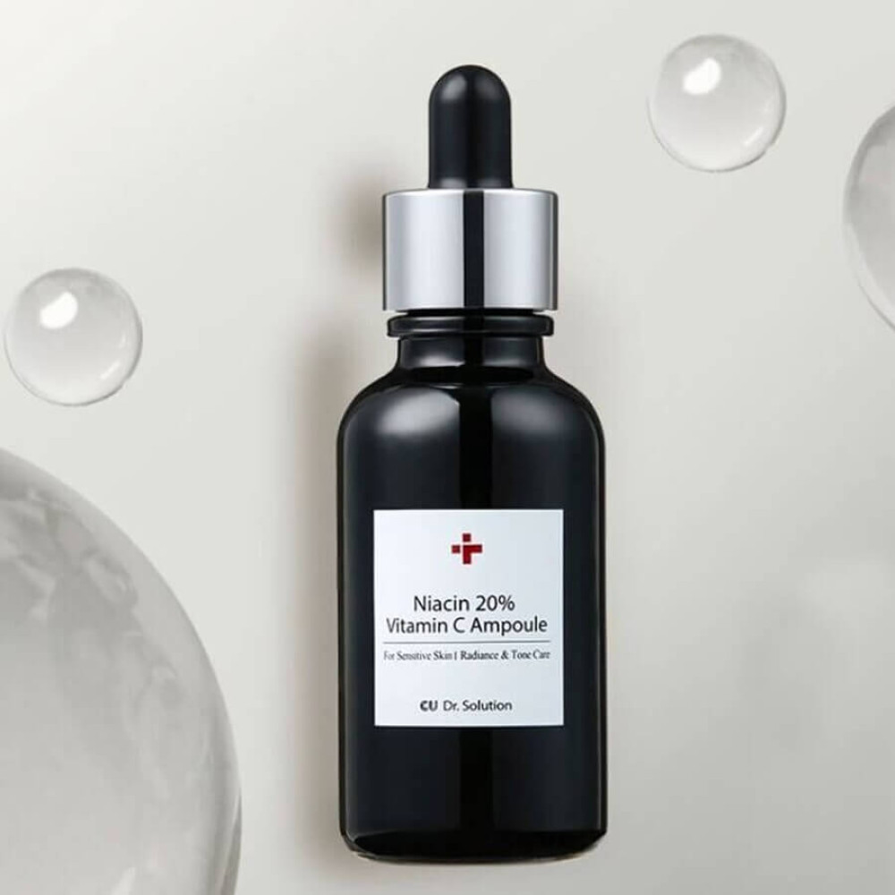 Ампула с ниацинамидом 20% и витамином С – Cuskin Dr. Solution Niacin 20% Vitamin C Ampoule фото 3