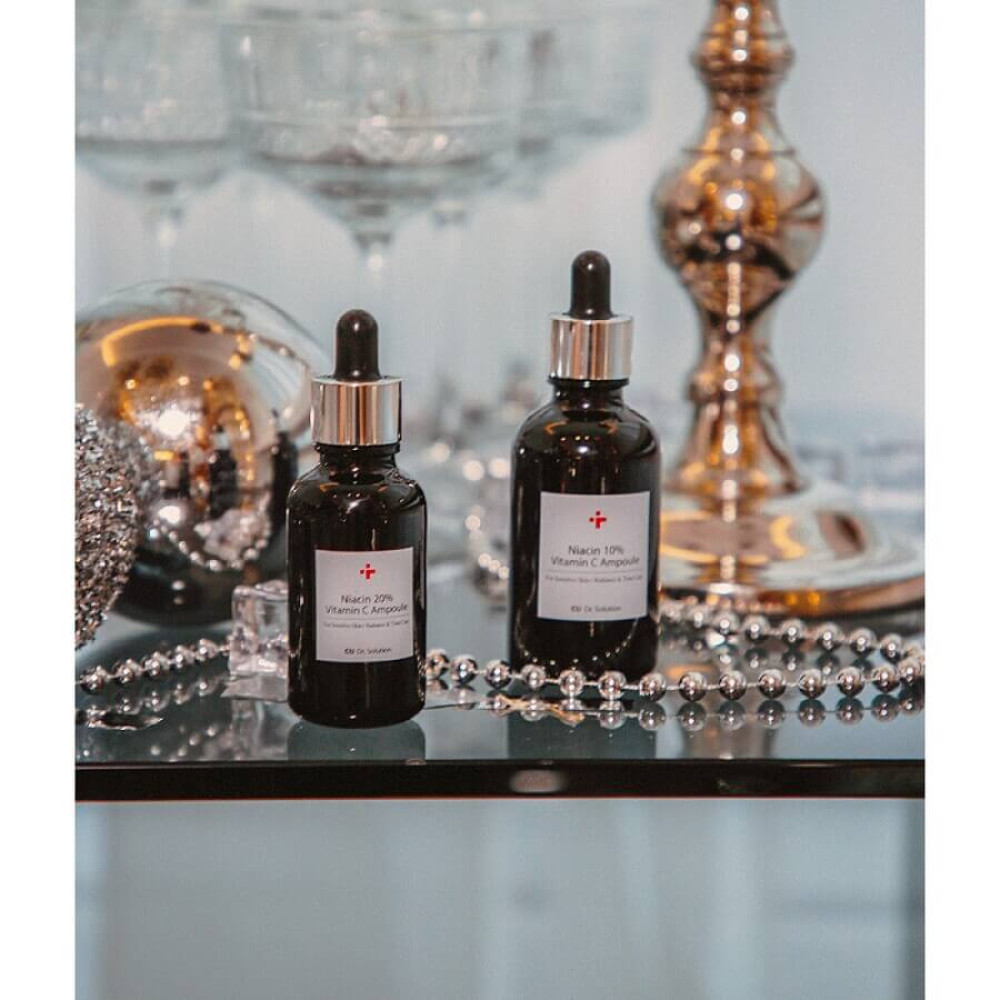 Ампула с ниацинамидом 20% и витамином С – Cuskin Dr. Solution Niacin 20% Vitamin C Ampoule фото 2