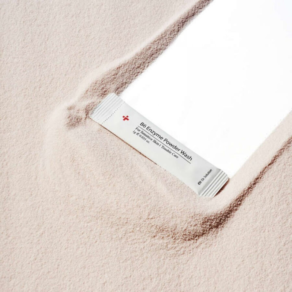 Ензимна пудра з піридоксином та каламіном - Cuskin Dr.Solution B6 Enzyme Powder Wash Sachet  фото 4
