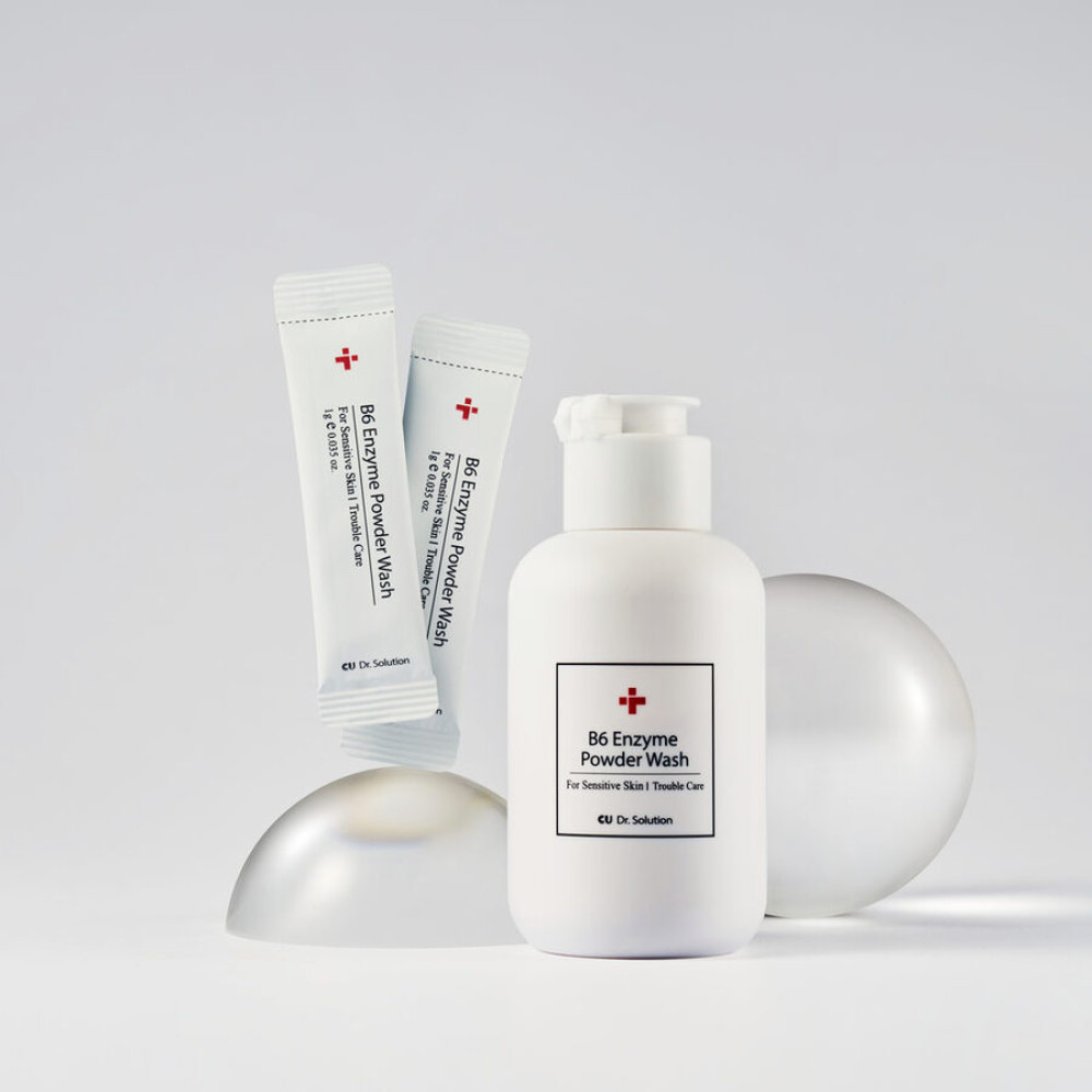 Ензимна пудра з піридоксином та каламіном - Cuskin Dr.Solution B6 Enzyme Powder Wash Sachet  фото 2