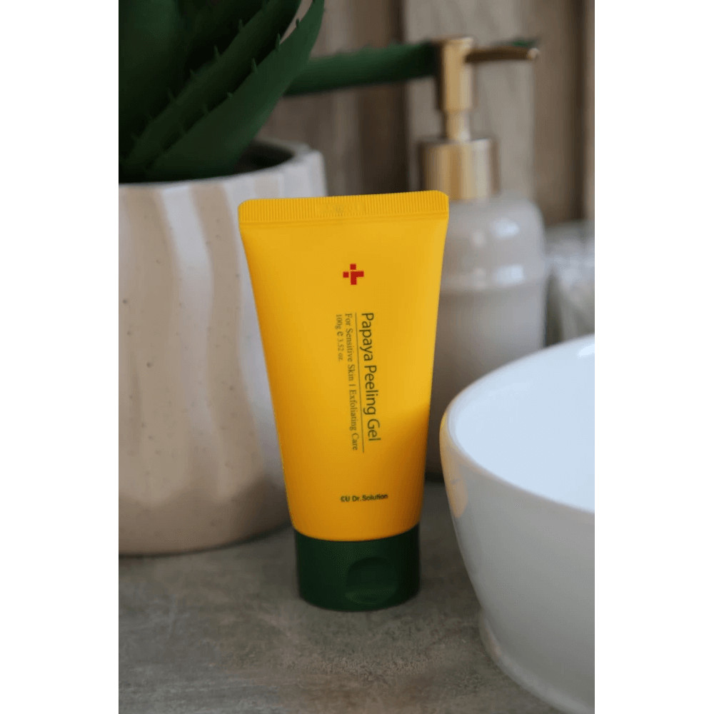 Энзимный пилинг-гель - Cuskin Dr.Solution Papaya Peeling Gel фото 5
