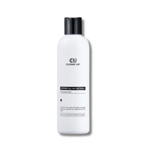 Гіпоалергенний гель для душу 5 в 1- Cuskin Clean-Up Peptino All-in-one Wash фото