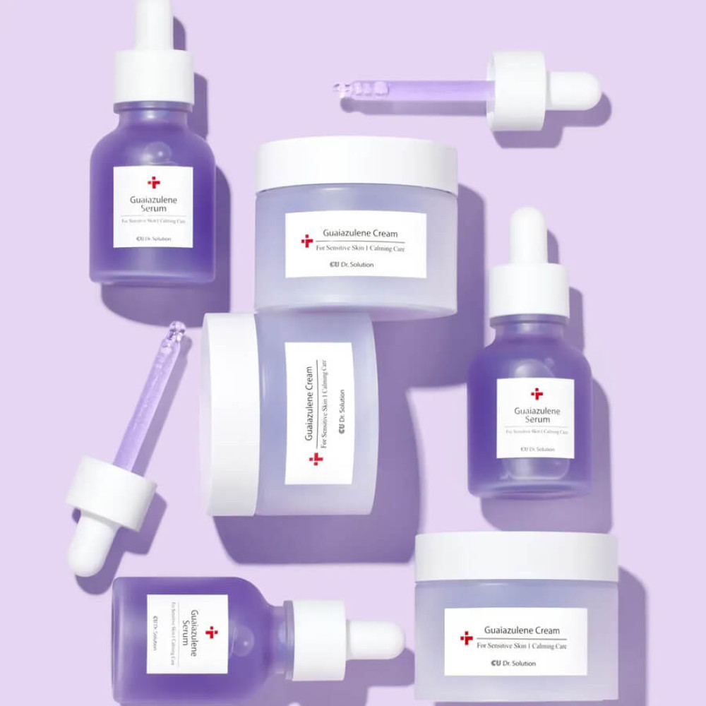 Інтенсивний заспокійливий крем з гвайазуленом - Cuskin Dr. Solution Guaiazulene Cream фото 3