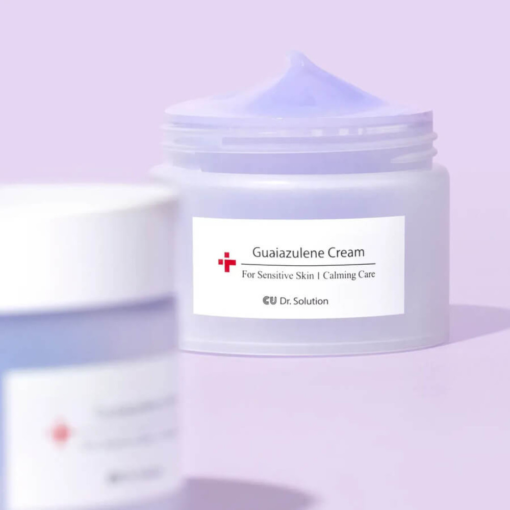 Інтенсивний заспокійливий крем з гвайазуленом - Cuskin Dr. Solution Guaiazulene Cream фото 4