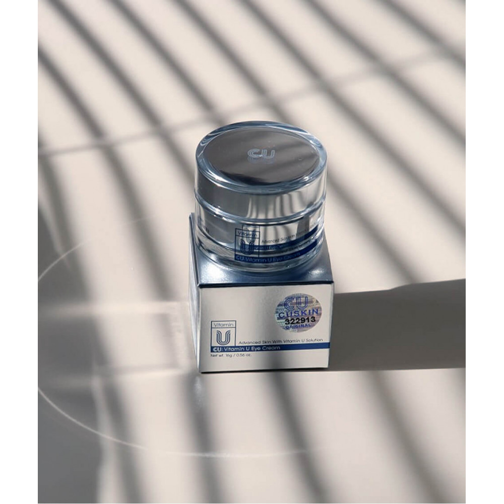 Лифтинг-крем с витамином U и пептидами для зоны вокруг глаз - Cuskin Vitamin U Eye Cream фото 3