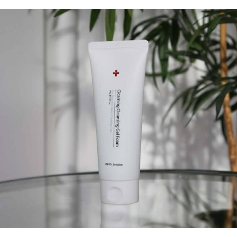 Очищающая гель-пенка с центеллой - Cuskin Cicaming Cleansing Gel Foam фото 2