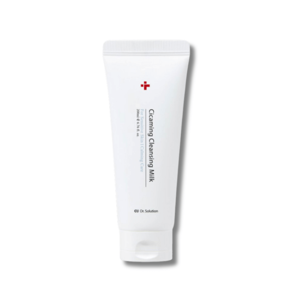 Очищающее молочко с центеллой - Cuskin Dr. Solution Cicaming Cleansing Milk фото