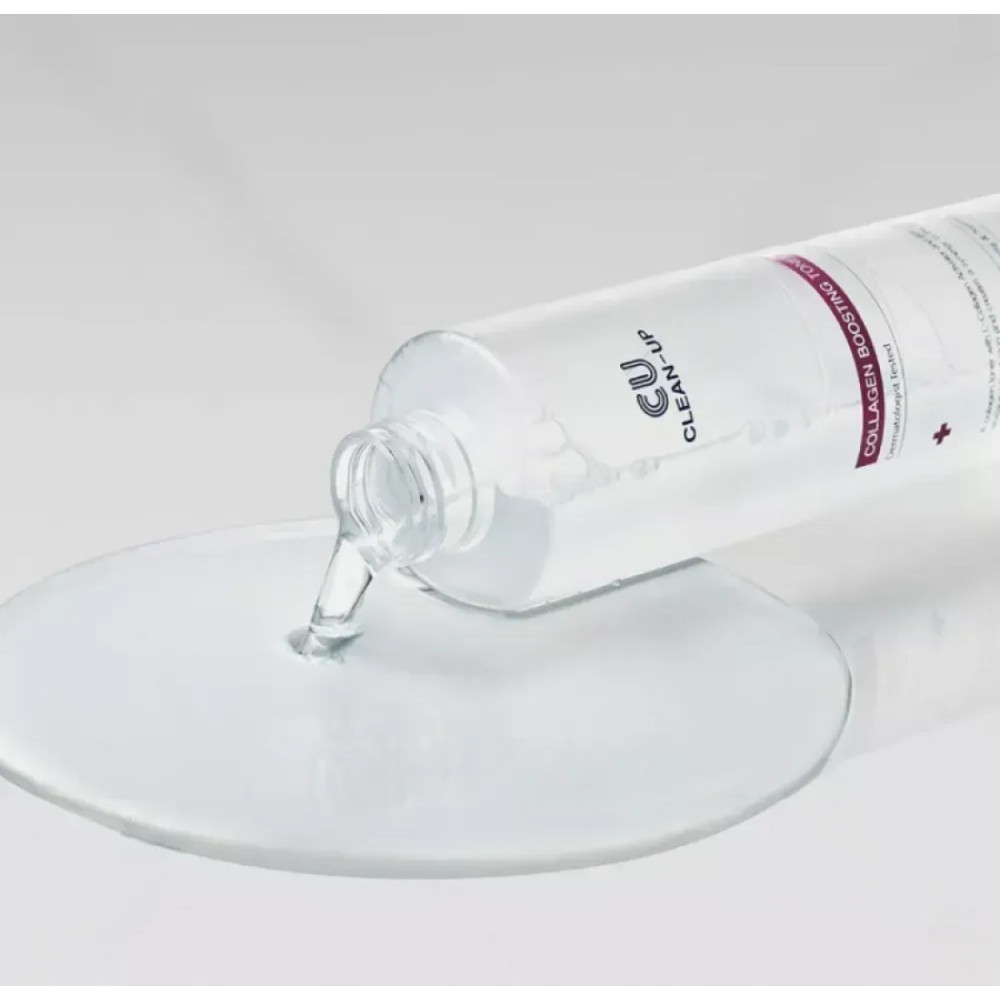 Тонер для покращення пружності шкіри - Cuskin Clean-Up Collagen Boosting Toner фото 2