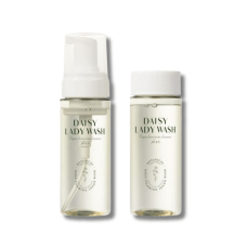 Веганская пенка для интимной гигиены с запасным блоком - CUskin DR.Solution Daisy Lady Wash 150 мл+150 мл 