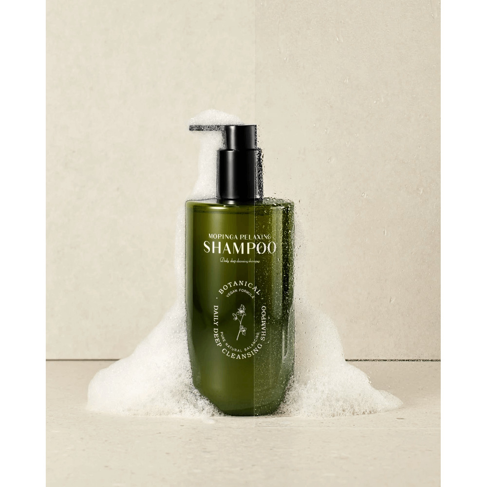 Веганський шампунь з олією моринги - CUSkin Dr.Solution Moringa Relaxing Shampoo фото 4