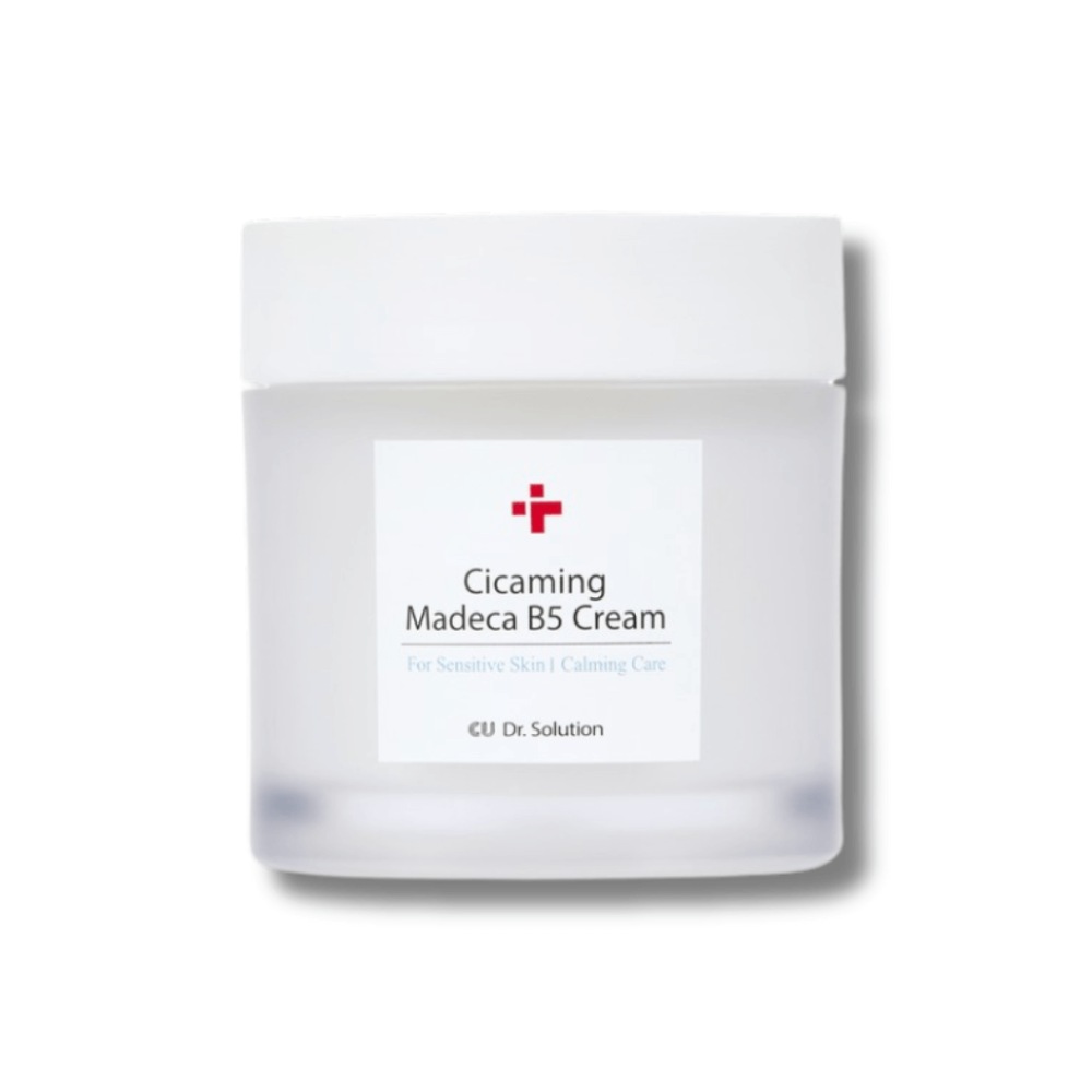 Успокаивающий крем с центеллой и пантенолом - Cuskin Dr. Solution Cicaming B5 Madeca Cream фото