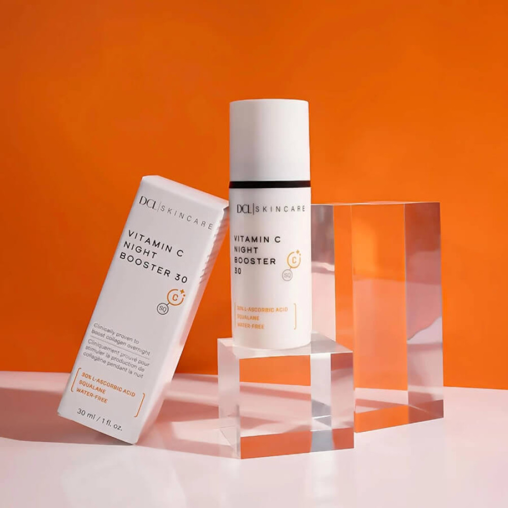 Активна сироватка з вітаміном С 30% для освітлення та сяйва шкіри - DCL Vitamin C Night Booster 30 фото 5