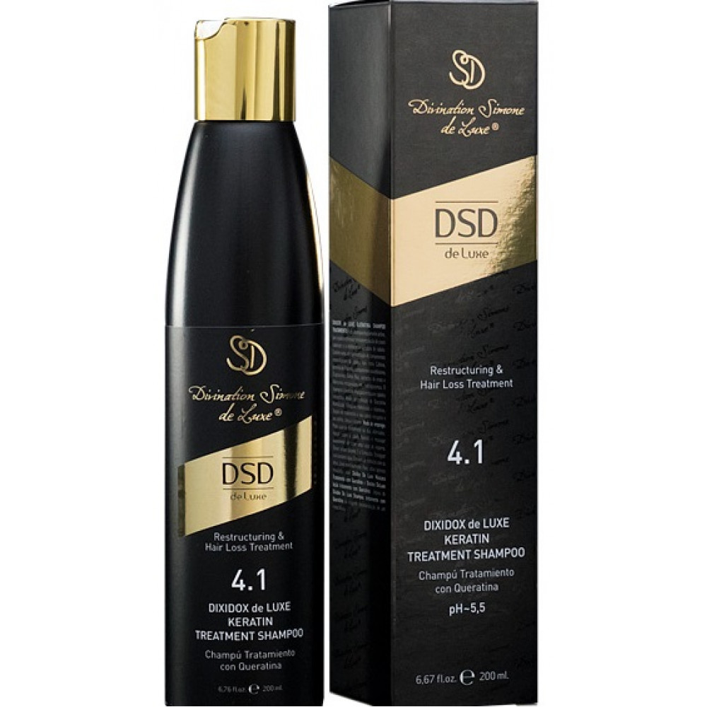 Відновлюючий шампунь із кератином - DSD de Luxe 4.1 Dixidox Keratin Treatment Shampoo фото